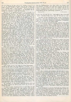 916-917 [Rezension] Lerle, Ernst, Die Predigt im Neuen Testament