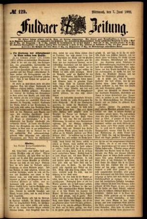 Ausgabe vom Mittwoch, den 07. Juni 1882.