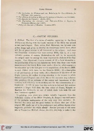 Progress of Egyptology : coptic studies