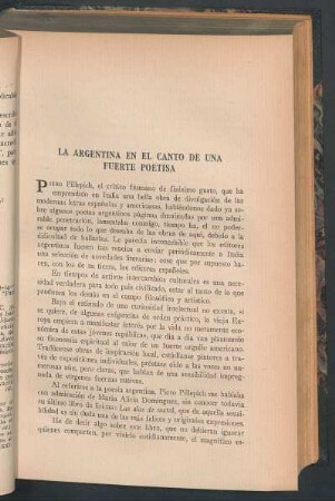 La Argentina en el canto de una fuerte poetisa