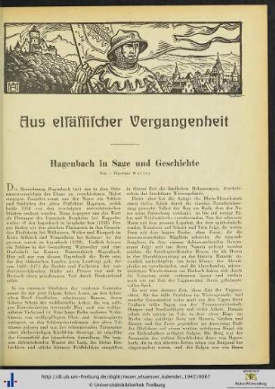 Aus elsässischer Vergangenheit.