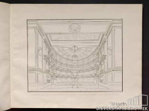 Perspectivische Ansicht des Zuschauerraumes im Königl. Schauspielhause zu Berlin, von der Scene aus gesehen.