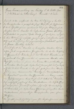 Grosse Versammlung am Freitag d. 21. Octbr. 1904.