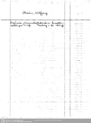 Strauss, Wolfgang