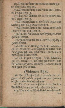 Siebender Theil.