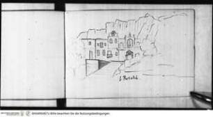 Skizzenbuch Capri, Sizilien, Das Heiligtum der heiligen Rosalia in Palermo