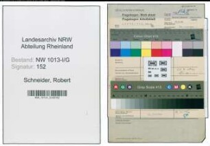 Entnazifizierung Robert Schneider , geb. 24.08.1907 (Viehhaendler)