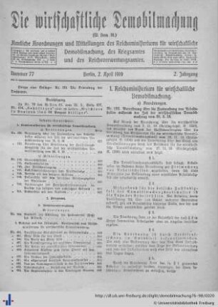 Nr. 77, 2. April 1919