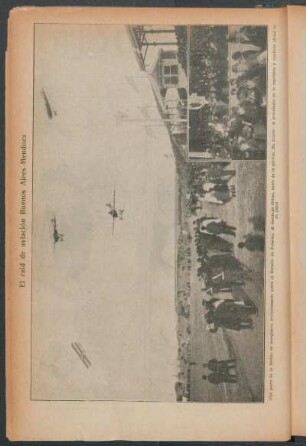 El raid de aviación Buenos Aires-Mendoza