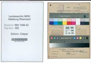 Entnazifizierung Caspar Schorn , geb. 01.03.1905 (Fahrer)