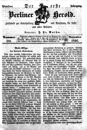 Nummer 101, September 1846