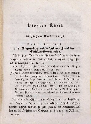 Taschenbuch des Waffen-Unterrichts der Königl. Bayer. Infanterie, 4