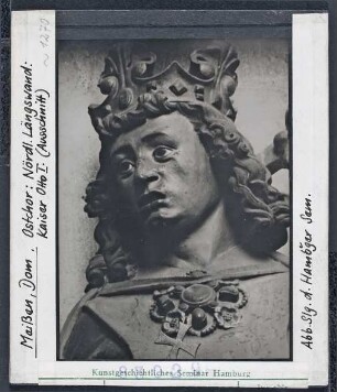 Meißen, Dom: Ostchor, Nordwand, Kaiser Otto I.