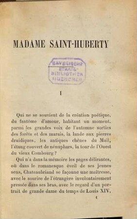 Madame Saint-Huberty : d'après sa correspondance et ses papiers de famille