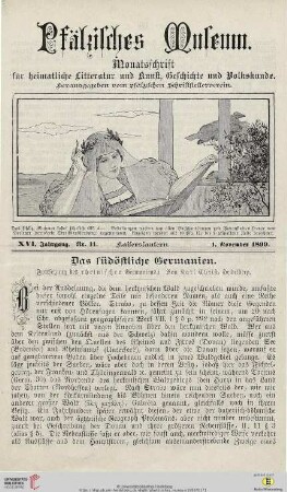 Nr. 11 (1. November 1899)