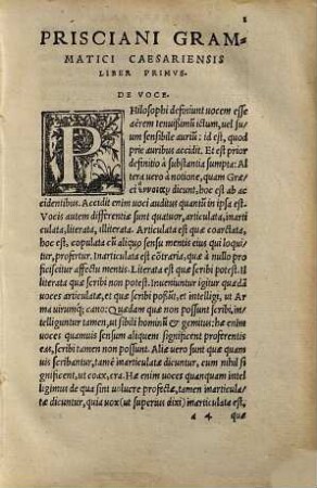 Prisciani Grammatici Caesariensis Libri omnes
