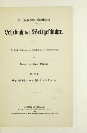 Teil 2: Geschichte des Mittelalters