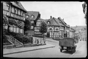 Nordhausen. Straßenansicht, Töpferstraße (Weberstraße)