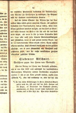 Siebenter Abschnitt.