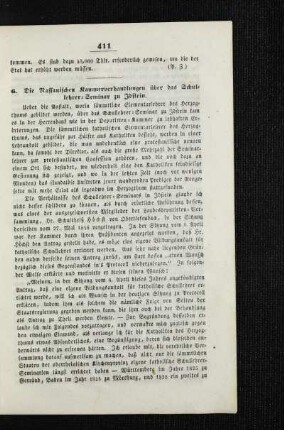 ¬Die¬ Nassauischen Kammerverhandlungen über das Schullehrer-Seminar zu Idstein