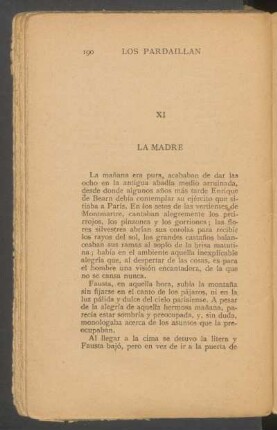 XI - La madre