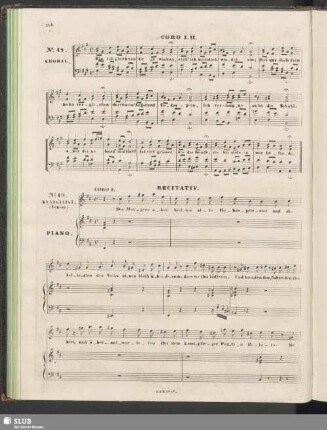 No. 48 Choral: Bin ich gleich von dir gewichen