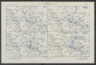 Skizze 10. Verdun=Ost. Kräfteverteilung der Angriffstruppen zwischen der Maas und Damloup vom 2. März bis 15. April.