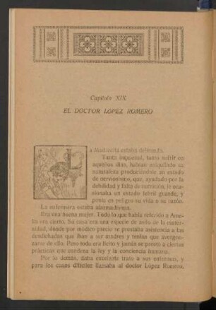 Capítulo XIX - El doctor López Romero
