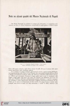 32: Note su alcuni quadri del Museo Nazionale di Napoli