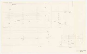 Ehrenmal, Horn-Bad Meinberg Außenanlage: Technischer Plan (Horizontaldraufsicht, Horizontalschnittansicht, Vertikalschnitt), 1:10, 1:5