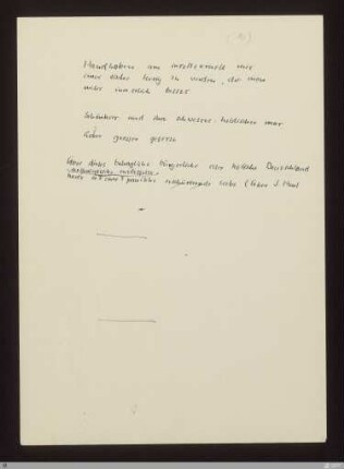 10) Handhaben um intellektuell mit : [NLB, S. 101/105] / Niederschrift von Berthold Schenk von Stauffenberg