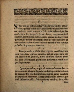 Diss. inaug. de necessitate informationis in recursibus ad comitia imperii a supremis Germaniae tribunalibus exigendae