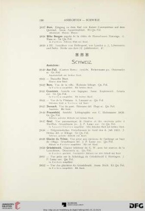 Schweiz (Nr. 2040-2098a)