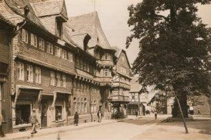 Marktstraße : Goslar, Blick in die Marktstraße