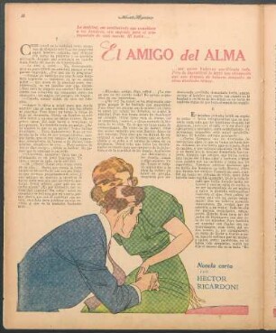 El amigo del alma : Novela corta por Héctor Ricardoni
