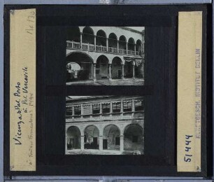Vicenza, Palazzo vescovile,Vicenza, Palazzo da Porto Breganze (Contra' Porto 17) : Loggien, Loggia Zeno
