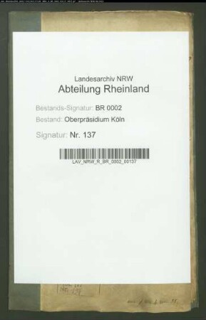 Die durchlaufende Korrespondenz