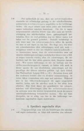 4. Spezifisch sagenhafte züge.