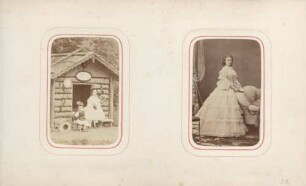 links: Rudolph und Gisela (?) rechts: Kaiserin Elisabeth