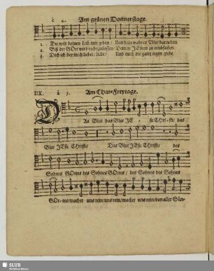 IIX. Am Char-Freytage: Das Blut JEsu Christ