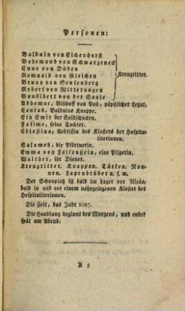 Die Kreuzfahrer : Ein Schauspiel in fünf Akten