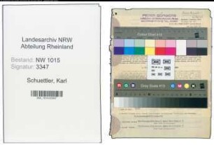 Entnazifizierung Karl Schuettler , geb. 02.04.1907 (Kaufmaennischer Angestellter)