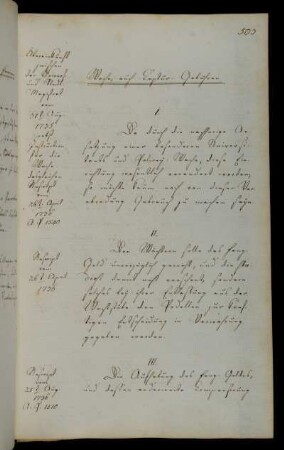 [Auszug aus:] Beschränkung der Verfahrensregeln in Inquisitionssachen (vgl. S. 128) auf schwere Delikte.
