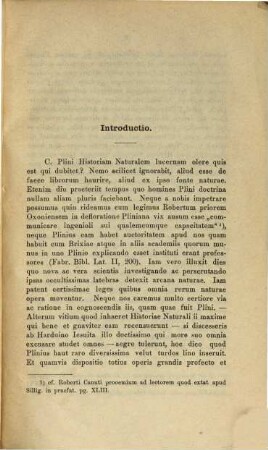 Quaestiones Plinianae : Dissertatio (Plinius Major)