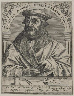 Bildnis des Ioannes Aepinus