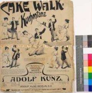 Notendruck "Cake Walk = Kuchentanz"