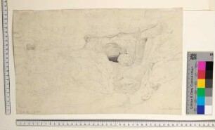 Erdhöhlen in der Campagna bei Cervara
