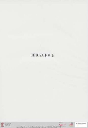 Céramiques (Nr. 567 - 978)