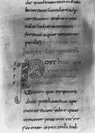Speculum Moralium Gregorii — Speculum Moralium Gregorii, Folio fol. 20vInitiale