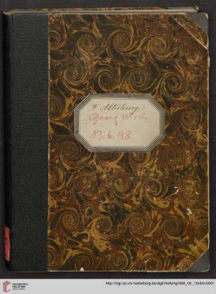 Abt. 2: Collection Georg Hirth: Kunstgewerbe, Ölgemälde, graphische Künste etc